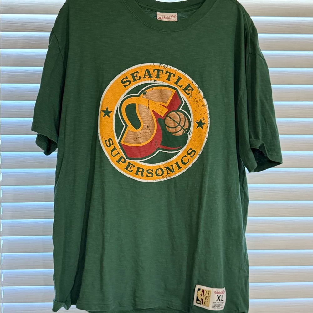 NBA Mitchell & Ness Green Tee